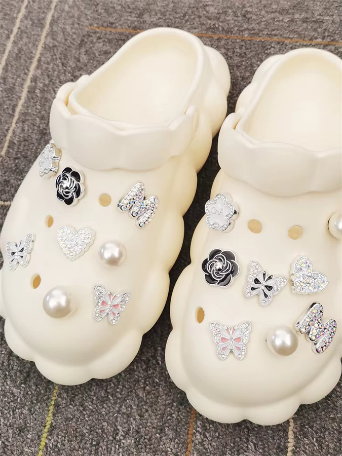 LIN KING Schuhcharms, Strass, Silber, Damen - Bild 2