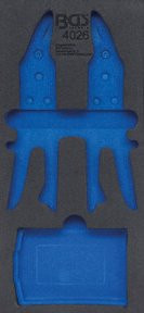BGS Werkstattwageneinlage 1/3 blau für Art. 4026 - Bild 1