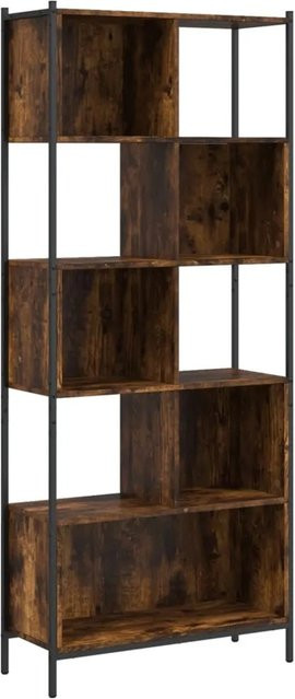 vidaXL Bücherregal in Räuchereiche, Industrial Design, B/T/H: 72 x 28 x 172 cm - Bild 1