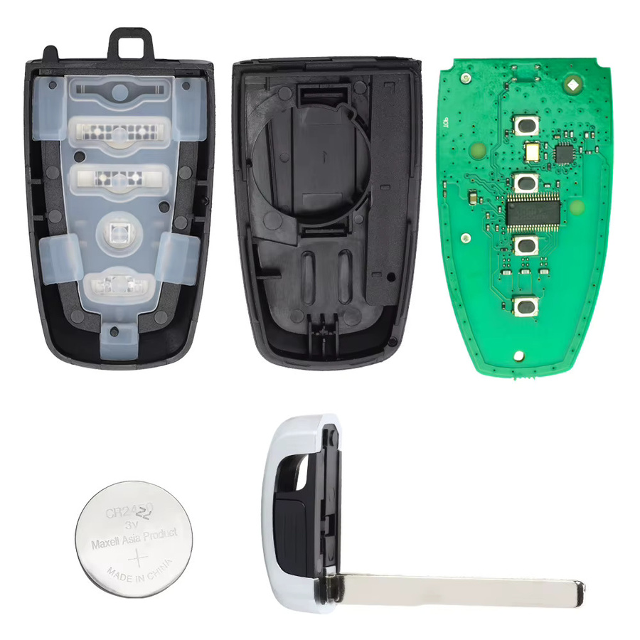 KEYECU Smart Remote Autoschlüssel ID49 315 MHz für Ford Expedition Explorer Edge Bronco Mustang Mach-E, Schwarz - Bild 4