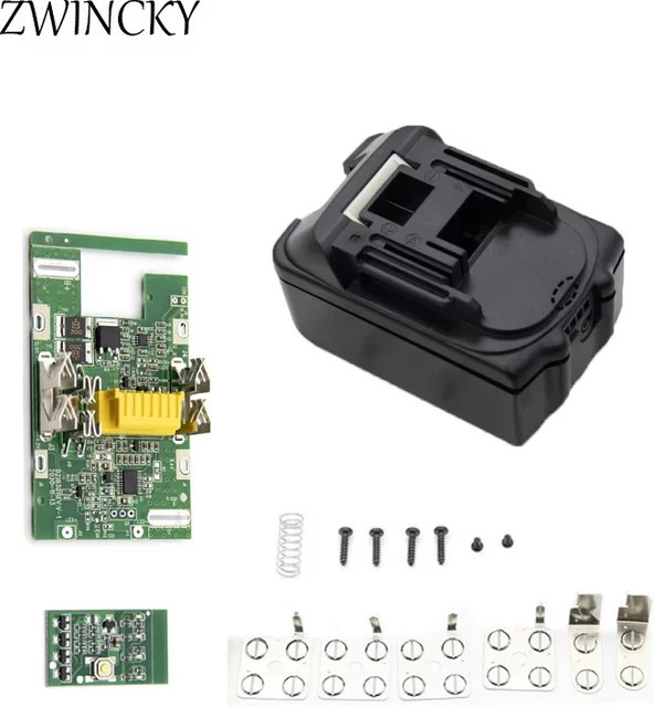 Makita 18V Batteriegehäuse Set mit PCB-Leiterplatte und LED-Anzeige für BL1815, BL1830, BL1850 und BL1860 Akkus - Bild 1