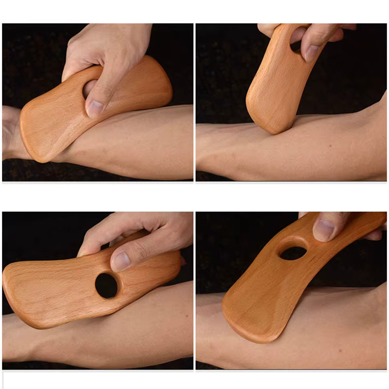 SPEAE Gua-Sha-Tool aus Holz, Unisex - Bild 4
