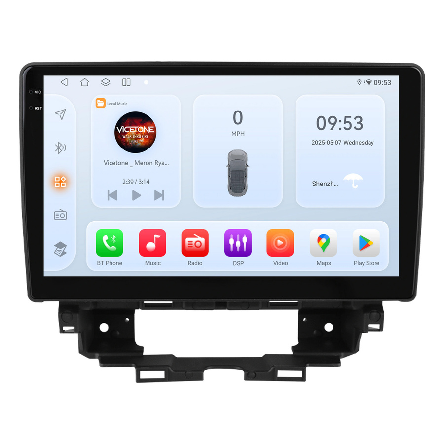 OSSURET Android 14 Autoradio für Renault Kangoo 2019–2025 mit 10,1 Zoll Display, Snapdragon 8-Core Prozessor, Carplay, GPS und 360 Grad Kamera Unterstützung in Schwarz - Bild 6