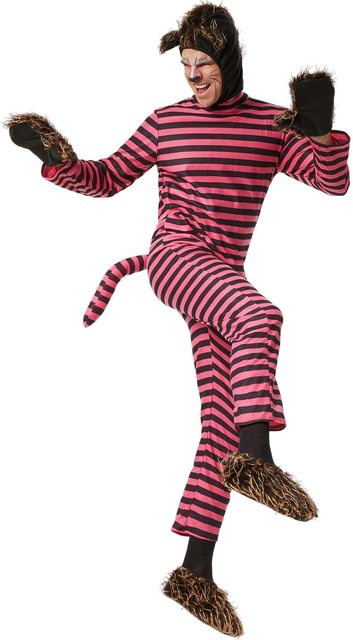 tectake Geheimnisvolle Grinsekatze, Plüsch / Textil, Rosa / Pink - Bild 1