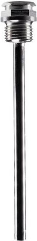 Jumo Schutzhülse 60003203 aus Messing in Silber mit Schraubgewinde - Bild 1