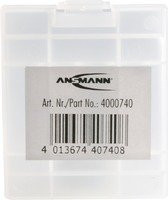 Ansmann Akku-Box 4 transparent - Bild 1