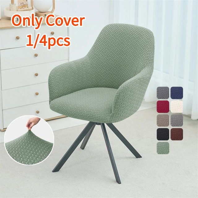 WANERQU Jacquard Sesselbezug Elastisch in Grün für Sessel und Esszimmerstühle - Bild 1