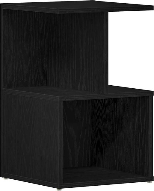 vidaXL Nachttisch in Schwarzer Eiche, modern, Holzwerkstoff, B/T/H: 35 x 35 x 55 cm - Bild 1