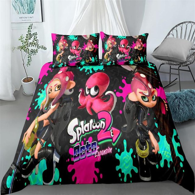 Donkey Kong Switch Bettwäsche Set mit Bezug und Kissenbezug aus Mikrofaser, Mehrfarbig, B/T: 228 x 228 cm - Bild 1
