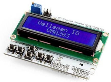 Whadda WPSH203 LCD Display in Blau und Weiß passend für Arduino Entwicklungskits - Bild 1