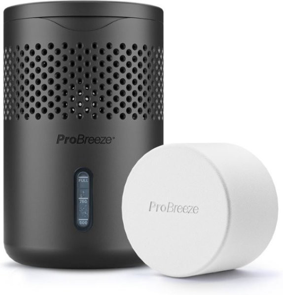 Pro Breeze Feuchtigkeitsabsorber mit nachfüllbarer Tablette, Schwarz, 1,3 l - Bild 1