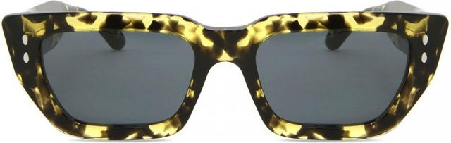Isabel Marant IM 0159 S Sonnenbrille, Vollrand, Square, Acetat, Damen, Yellow Tortoise, Grey - Bild 1
