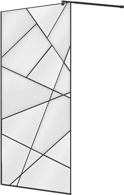 Vente-unique Duschwand Triseo Schwarz Breite: 120 cm - Bild 1