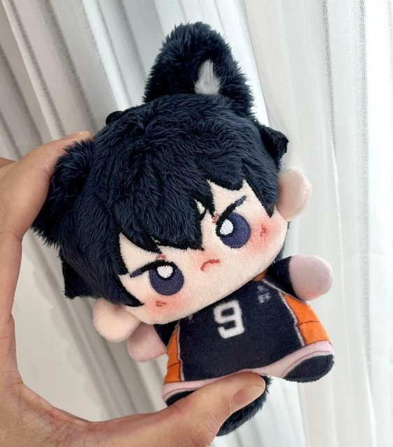 Yiran toy Haikyuu Hinata Shoyo Tobio Kageyama Yu Nishinoya Plüschtier, Schlüsselanhänger, 10cm, ab 18 Jahre - Bild 1