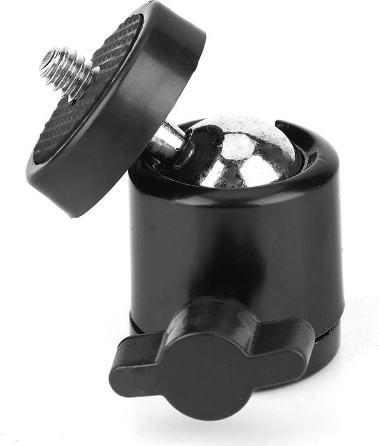 Andoer Q29 Mini Spezial-Kugelkopf aus Aluminiumlegierung für Digitalkamera-Stative in Grau - Bild 1