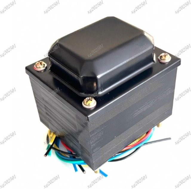 165W Leistungstransformator für 6P6P 6P3P EL34 Röhrenverstärker DIY Reparatur, kompatibel mit TANAKA T84K T84L T84H TK84 TK86, Farben: Beige oder Schwarz - Bild 1