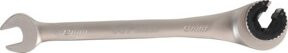 BGS Ratschenring-Maulschlüssel 30839 aus Chrom-Vanadium in Silber, SW 9 mm - Bild 1