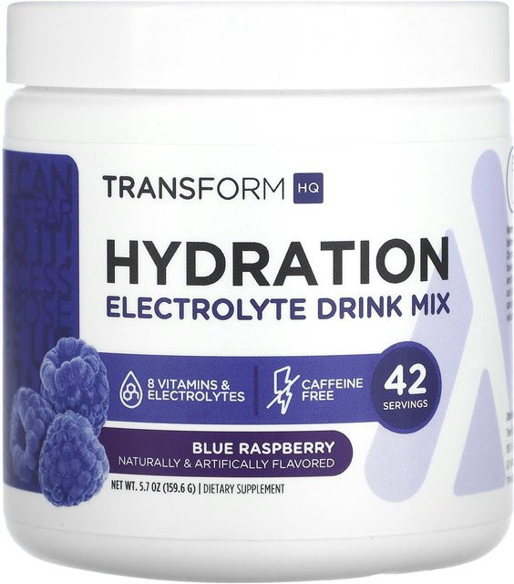 TransformHQ, Getränkepulver, Blaue Himbeere, 0,1596 kg - Bild 1