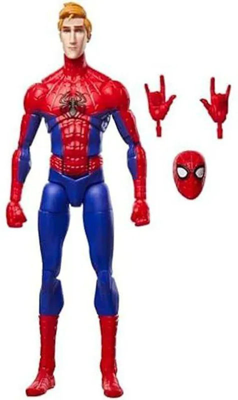 MARVEL Sammelfigur Peter Parker Spider-Man: Into The Spider-Verse in Rot, Höhe: 15 cm - Bild 1