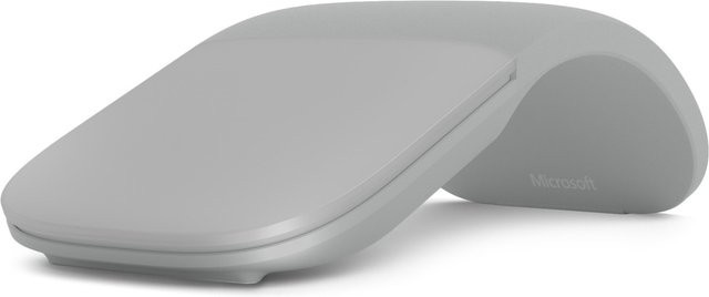 Microsoft Surface Arc Mouse Bluetooth Optische Maus Platin-Grau 1000 dpi - Bild 1