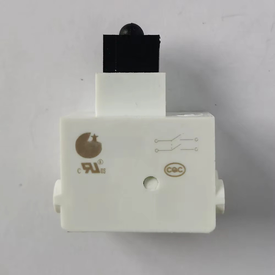 KEDU HY15 Drucktastenschalter für Gehrungssäge, Ein-Aus-Auslöseschalter 2NO 18A 125V 12A 250V, Farbe: Weiß - Bild 1