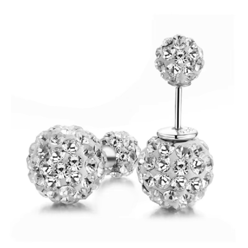 Ohrringe 925 Silber, Kristall, Damen - Bild 4