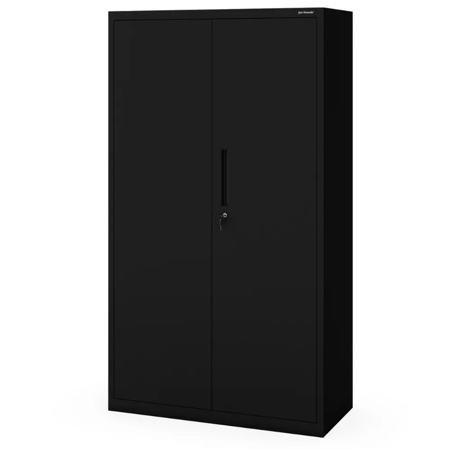JAN NOWAK Metallschrank MEGAN Schwarz mit Sockel, Aktenschrank und Werkstattschrank aus Stahl, H: 160 cm, B: 90 cm, T: 40 cm - Bild 2