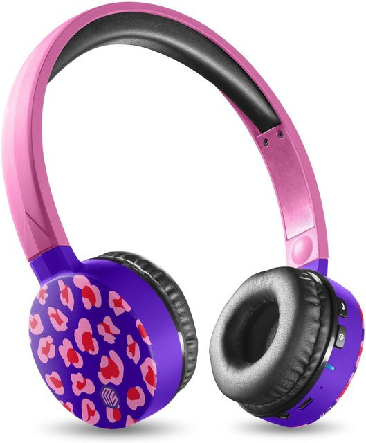Cellularline Music & Sound Bluetooth On-Ear Kopfhörer in Pink und Purple mit USB-C - Bild 1