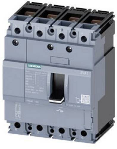 Siemens 3VA1116-3FD42-0AA0 Leistungsschalter in Grau mit einem Einstellbereich von 160 A und einer maximalen Schaltspannung von 690 V/AC - Bild 1