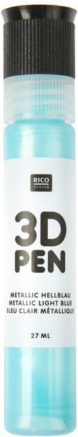 Rico Design 3D Pen Farbe Metallic Hellblau - Bild 1