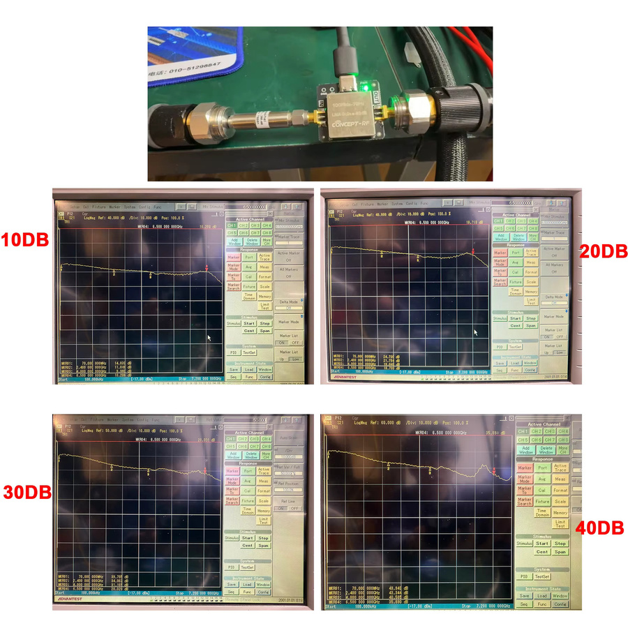 Dykbcells GSL809BD Rauscharmer Verstärker LNA 100MHz-7GHz für HF-Kommunikation und Signaltests - Bild 1