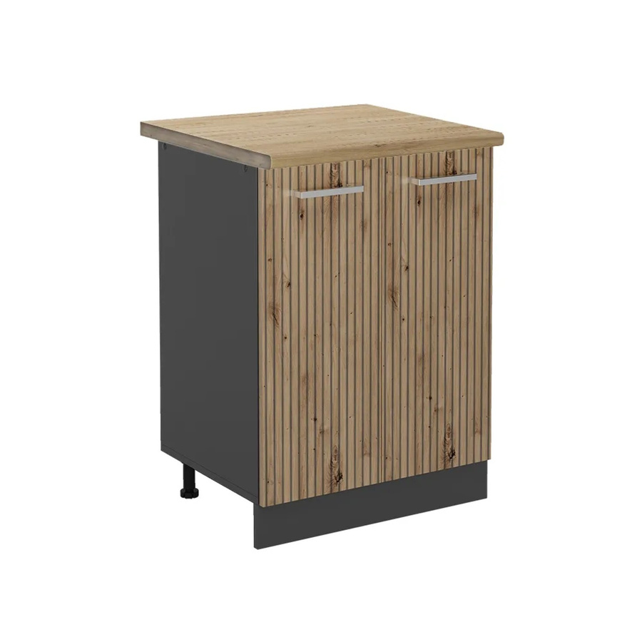 Vicco Küchenunterschrank R-Line Artisan-Eiche/Anthrazit B: 60 cm - Bild 2