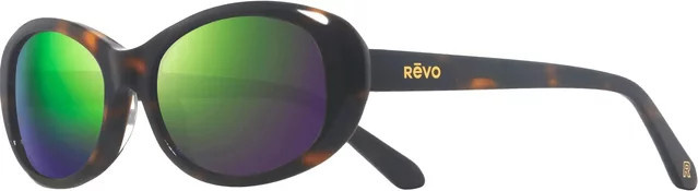 Revo Emma Sonnenbrille Damen, oval, Acetat, grün, braun, Vollrand - Bild 1