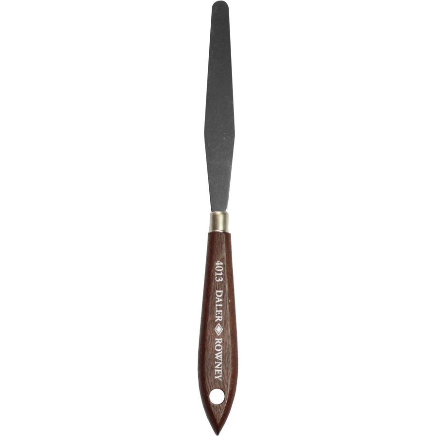 Daler-Rowney Malmesser Gerade mit 10 cm Klinge aus FSC-Holz und Messing in Braun - Bild 2