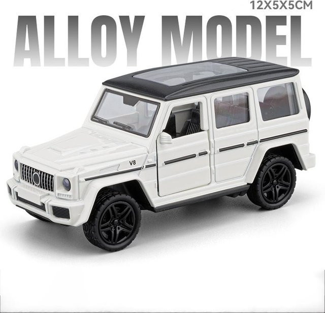Linyi Toy Car G63 SUV Modell Spielzeugauto, Maßstab 1:36, grau, ab 14 Jahren - Bild 1