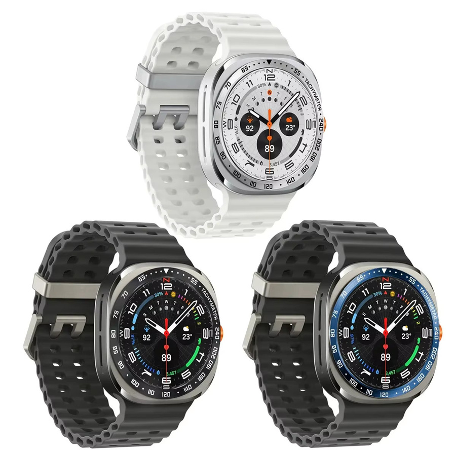 OAKCHARM Uhrenarmband Metall-Lünettenring für Samsung Galaxy Watch 7 Ultra 47 mm, Unisex - Bild 4