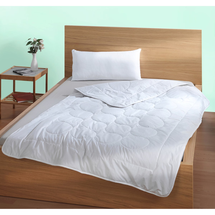 Maximex Kamelhaar Bettdecke aus Naturhaar, weiß, B/T: 135 x 200 cm - Bild 2