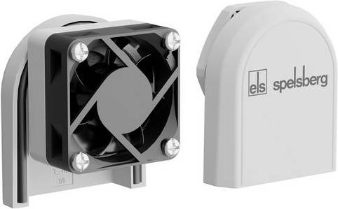 Spelsberg BEL Air active M40 12-1/gr Lüfter 12 V/DC 1.4 W, Farbe: Grau, B/H/T: 61 x 47 x 70 mm - Bild 1