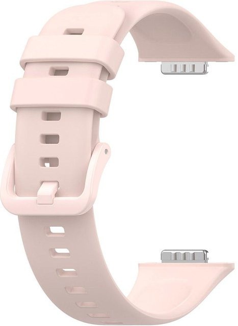 Uhrenarmband Silikon, hellrosa, für Huawei Watch Fit 2, Unisex - Bild 1