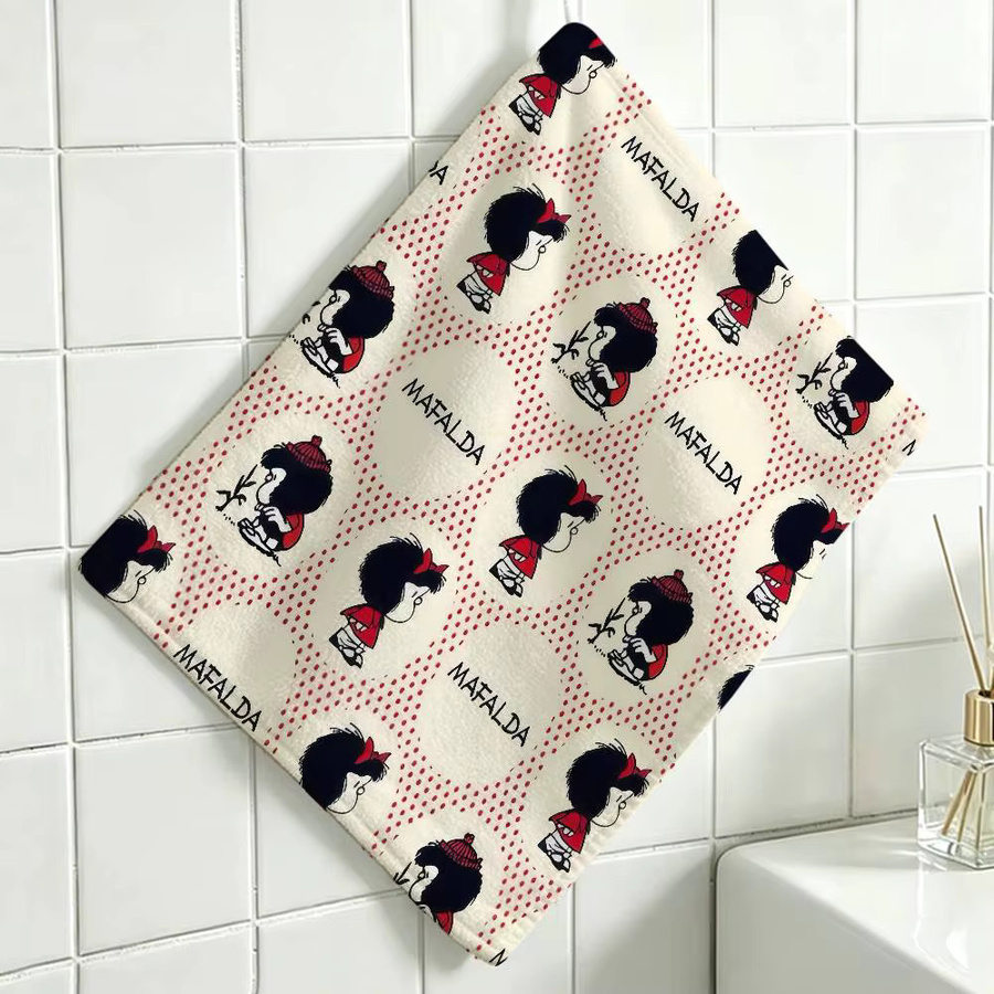 Kayou Anime Handtuch Mafalda Cartoon Design aus Polyester in Multicolour - Bild 4