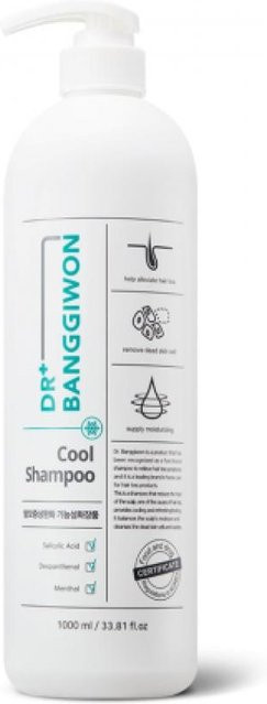 Dr.banggiwon Cool Haarausfall Shampoo, 1000 ml, Salicylsäure - Bild 1