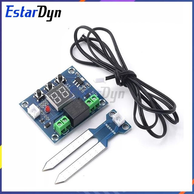 Estardyn Digitaler Bodenfeuchtigkeitssensor XH-M214 mit LCD-Anzeige für automatische Bewässerung im Garten und Gewächshaus, Blau - Bild 1