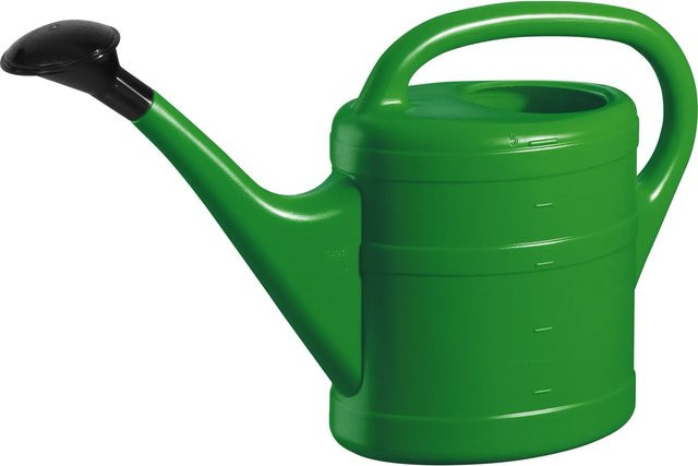 Geli Gartengießkanne mit Sprühkopf aus Kunststoff in Grün, 5 l - Bild 1