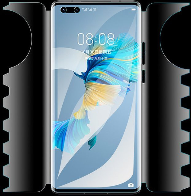 3-teiliges Hydrogel-Displayschutz-Set für Huawei P60 Pro, Mate 60, P50, P40, P30 und Honor 200, Magic 6 Lite, transparent - Bild 1