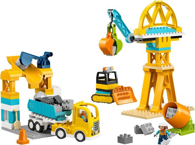 LEGO Baustelle mit Baufahrzeugen Konstruktionsspielzeug ab 3 Jahren - Bild 3