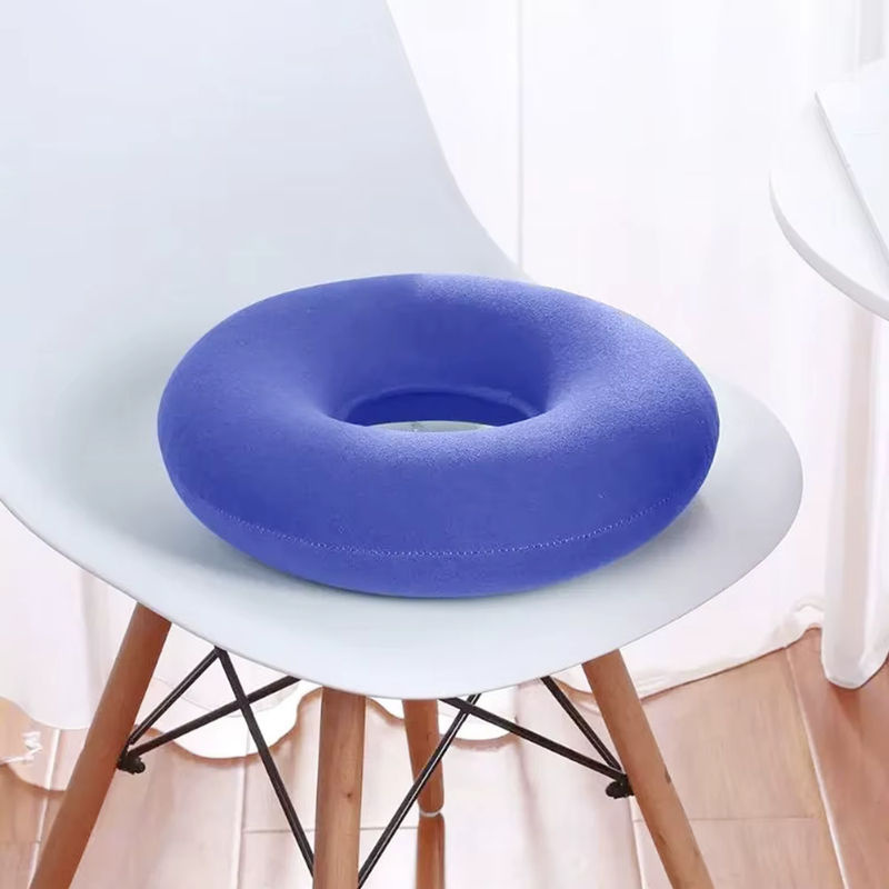 Willstar Aufblasbares Donut-Kissen in Grau für Erwachsene zur Schmerzlinderung beim Sitzen - Bild 5