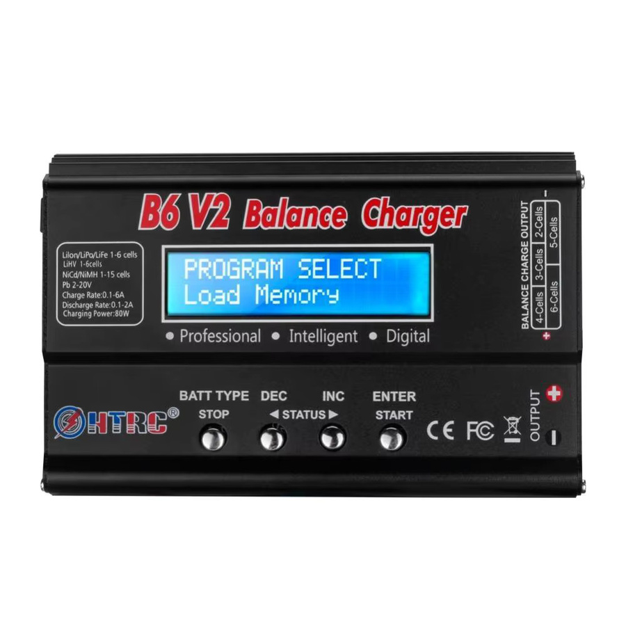 HTRC B6 V2 Digitales RC-Akku-Balance-Ladegerät und -Entlader, Metall, CE-gekennzeichnet - Bild 2