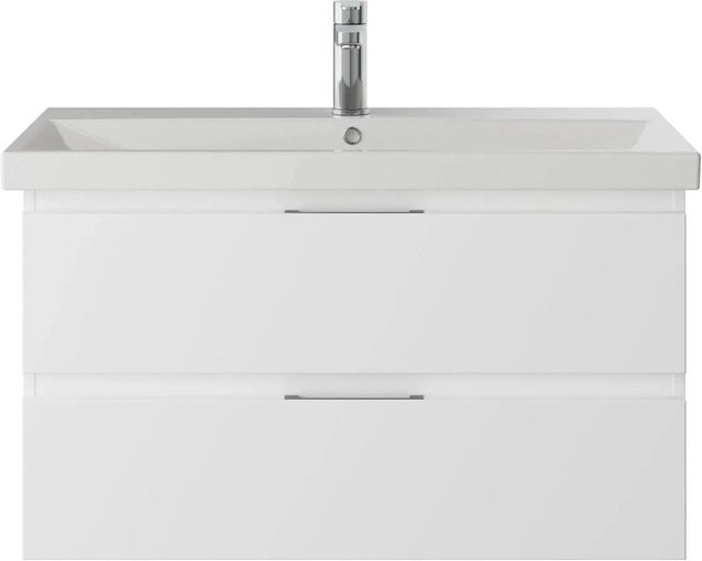 Pelipal Waschbeckenunterschrank Serie 4035 Weiß Glänzend Breite: 86 cm - Bild 1