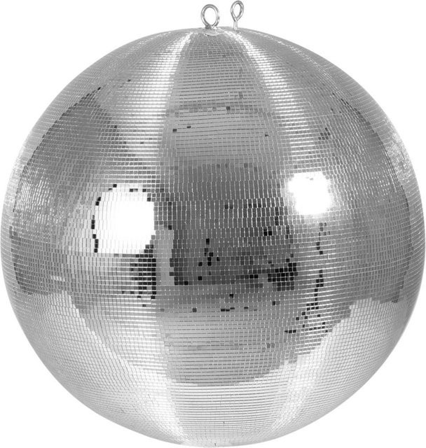 EUROLITE Spiegelkugel Silber in runder Form mit 5x5mm Glasfliesen, Durchmesser: 50 cm - Bild 1