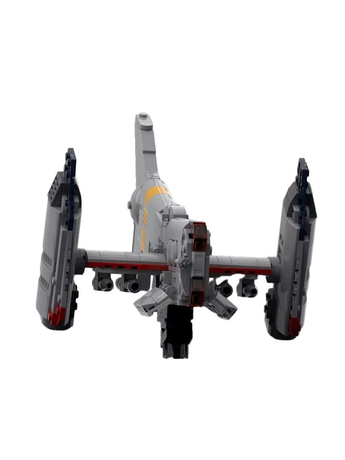 MOCBUILDING Schwere Gunship Yagr-3B, Bausteine, Weltraum, 492 Teile - Bild 2